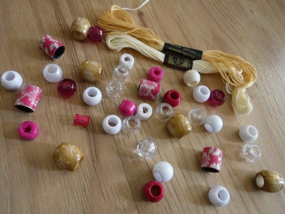 Sakura Dreadlock Bead Assortment Hair Accessory Large Lot  display picture 3