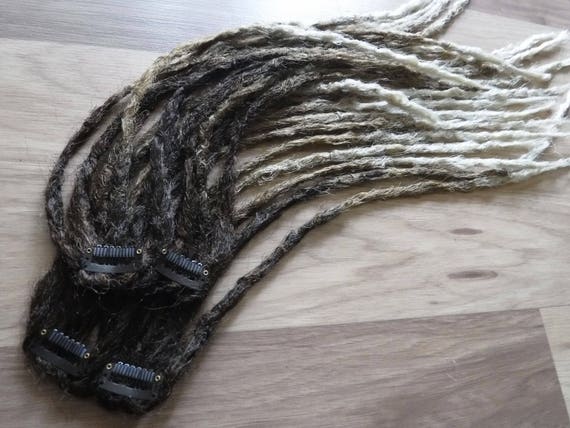 clip in brown black ombre dreadlock weft Amazon.com : Lounoke Ombre Brown 5 Clips-In Dreadlock  main image 2