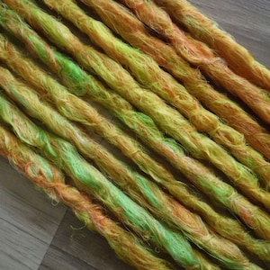 Synthetic Dreadlocks - Tutti Fruity Accent Kit 10 SE - Natural Crocheted Texture Sharpie Thick Dreadlock Extensions