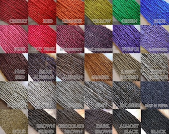 Kanekalon Fiber Color Sample - Standard Chart Swatch of Vegan Synthetic Fiber for Color Matching!