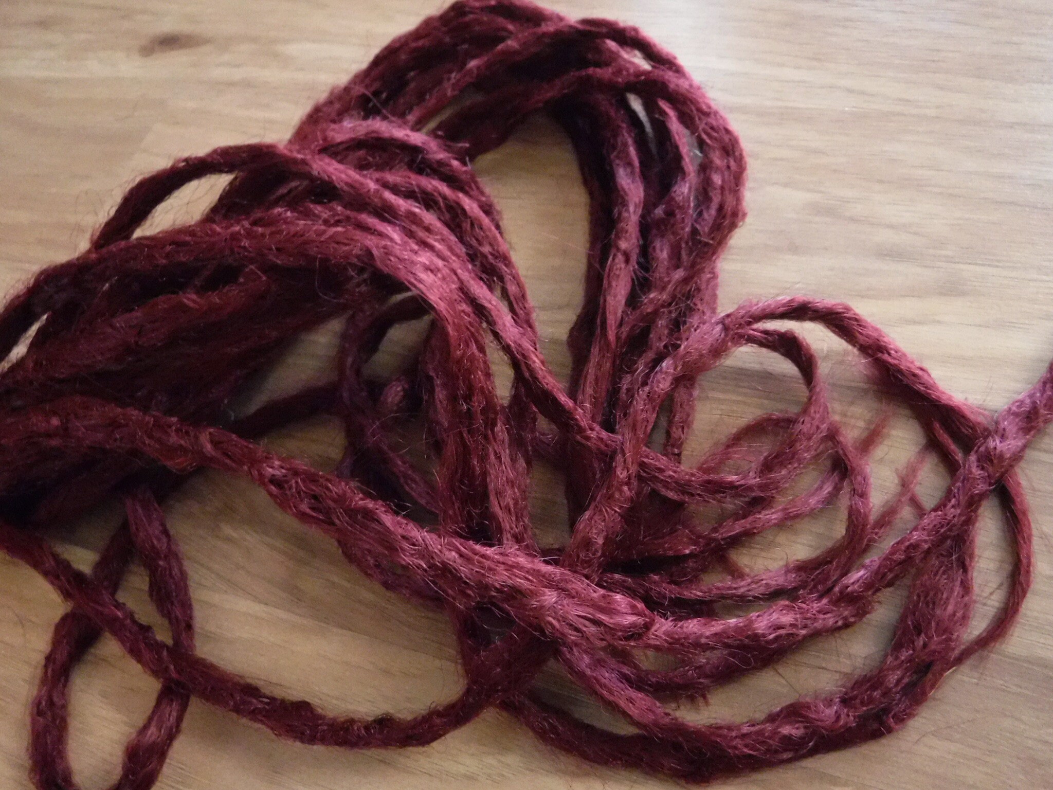 Synthetic Dreadlocks - Burgundy 10 SE - Natural Texture Microthin Dreadlock Extensions In Stock