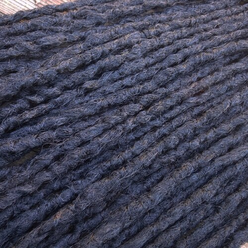Synthetic Dreadlocks - Half Set (40 shops ends) Natural Crocheted Texture Sharpie Thick Extra Long 24