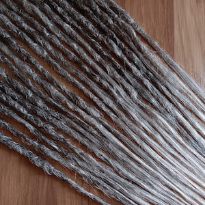 Synthetic Dreadlocks - Wispy Ended Extra Long SE Loop End Natural Texture Dreadlock Extensions - Kanekalon Dreads Custom Color