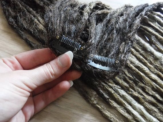 Synthetic Dreadlocks - Ombre Weft Clip Quarter Set of 20  display picture 3
