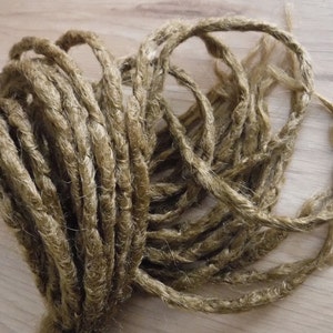 Synthetic Dreadlocks - Light Brown 10 SE - Natural Texture Microthin Dreadlock Extensions In Stock