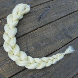 Elsa Jumbo Clip On Braid - Disney&#39;s Frozen Costume - Synthetic Hair Extension Accessory for Easy Hair Styling - In  Stock