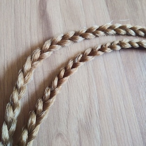 Micro Braids - Custom Length Loop/Clip On Cosplay Accessory - Choose Your Color! - Synthetic Braid Extension for Easy Costume Hair Styling