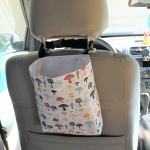 Reusable Car Trash Bag- Mushroom