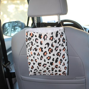 Reusable Car Trash Bag- Leopard