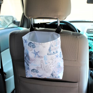 Reusable Car Trash Bag- Beach