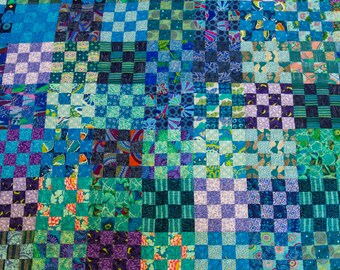 Sixteen patch quilt