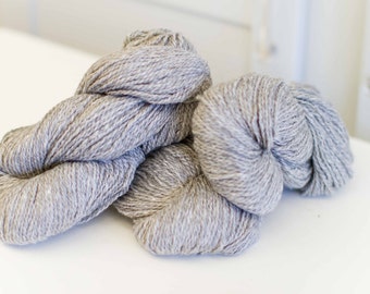 Alpaca and silk yarn