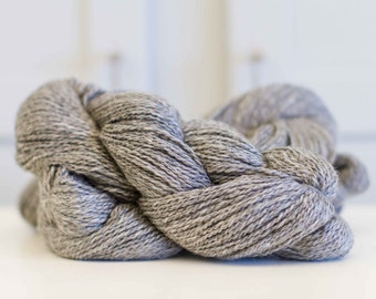 Alpaca and silk yarn