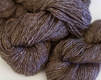 Alpaca and silk yarn