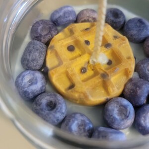 Blueberry Waffle 8 oz Soy Wax Breakfast Candle