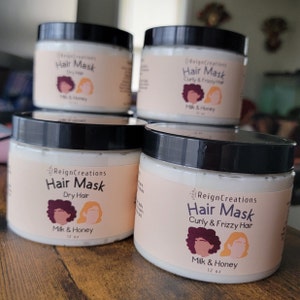 Hair Masks for Dry Hair and Curly and Frizzy Hair