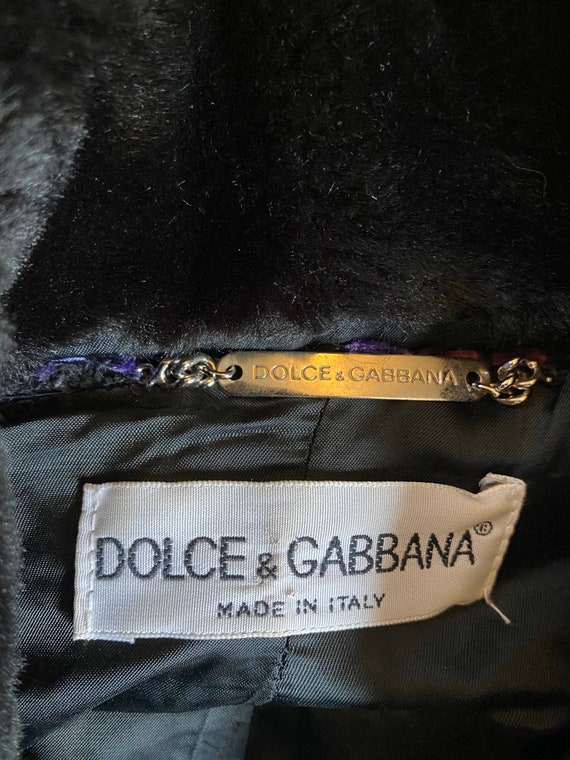 SALE stunning  vintage Dolce and Gabana black and… - image 6