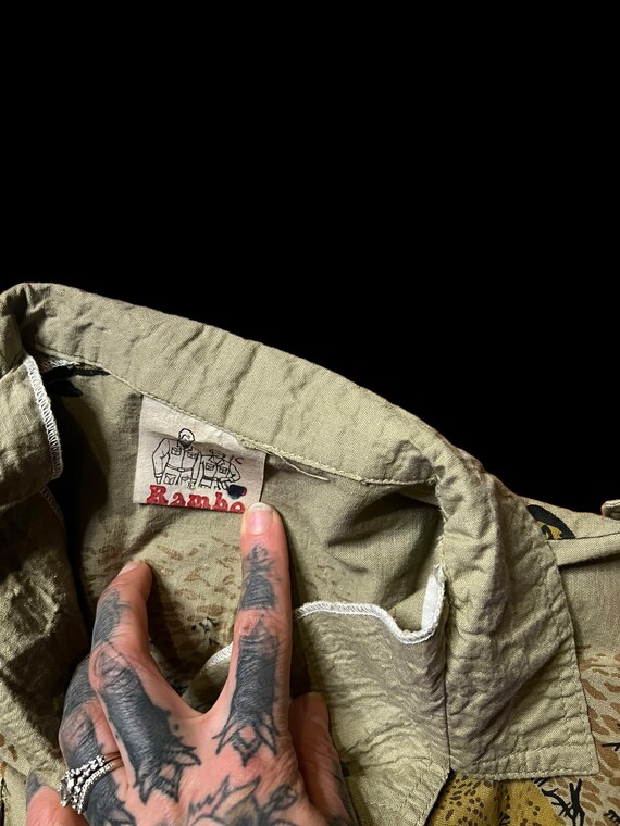 EPIC Rambo all over print rustic vintage 1970’s s… - image 7