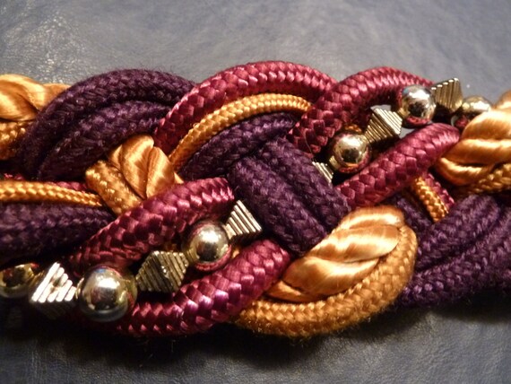 Radical Vintage Beaded Nautical Mixed Media Knot Work Gypsy 