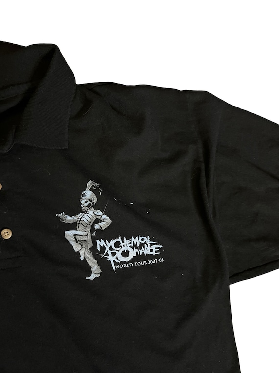 Fantastic Early 2000's Rare My Chemical Romance Black Parade Polo