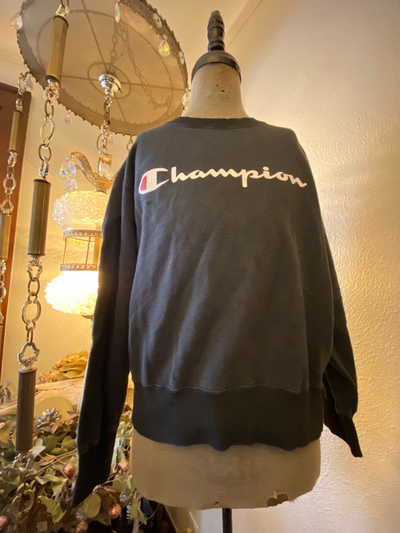 Vintage 90’s Champion pullover sweatshirt logo si… - image 2