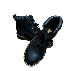 Fantastic l circa 1990s Doc Martens bouncing souls combat work boots size UK 4  US 6 ladies made in England