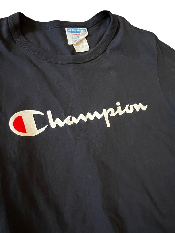 Vintage 80’s Champion long sleeve shirt  logo size