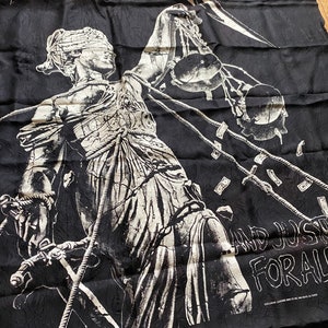 Metallica and Justice for all vintage 1989 wall tapestry