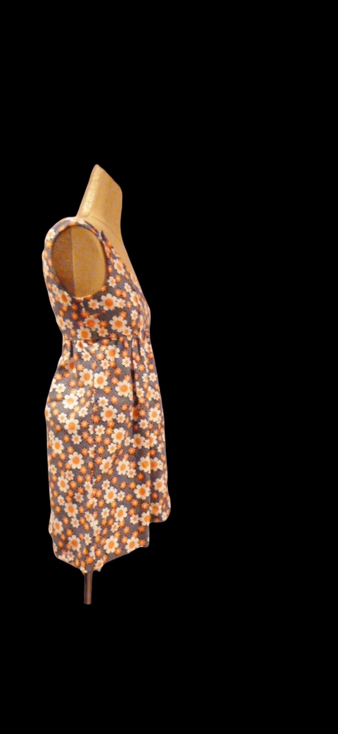 Vintage flower child caftan dress - M/L