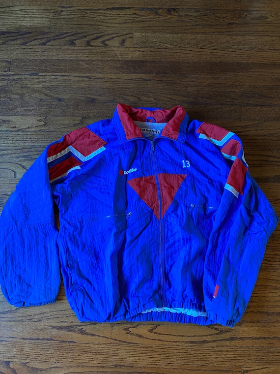 SALE amazing vintage Lotto track jacket windbreake