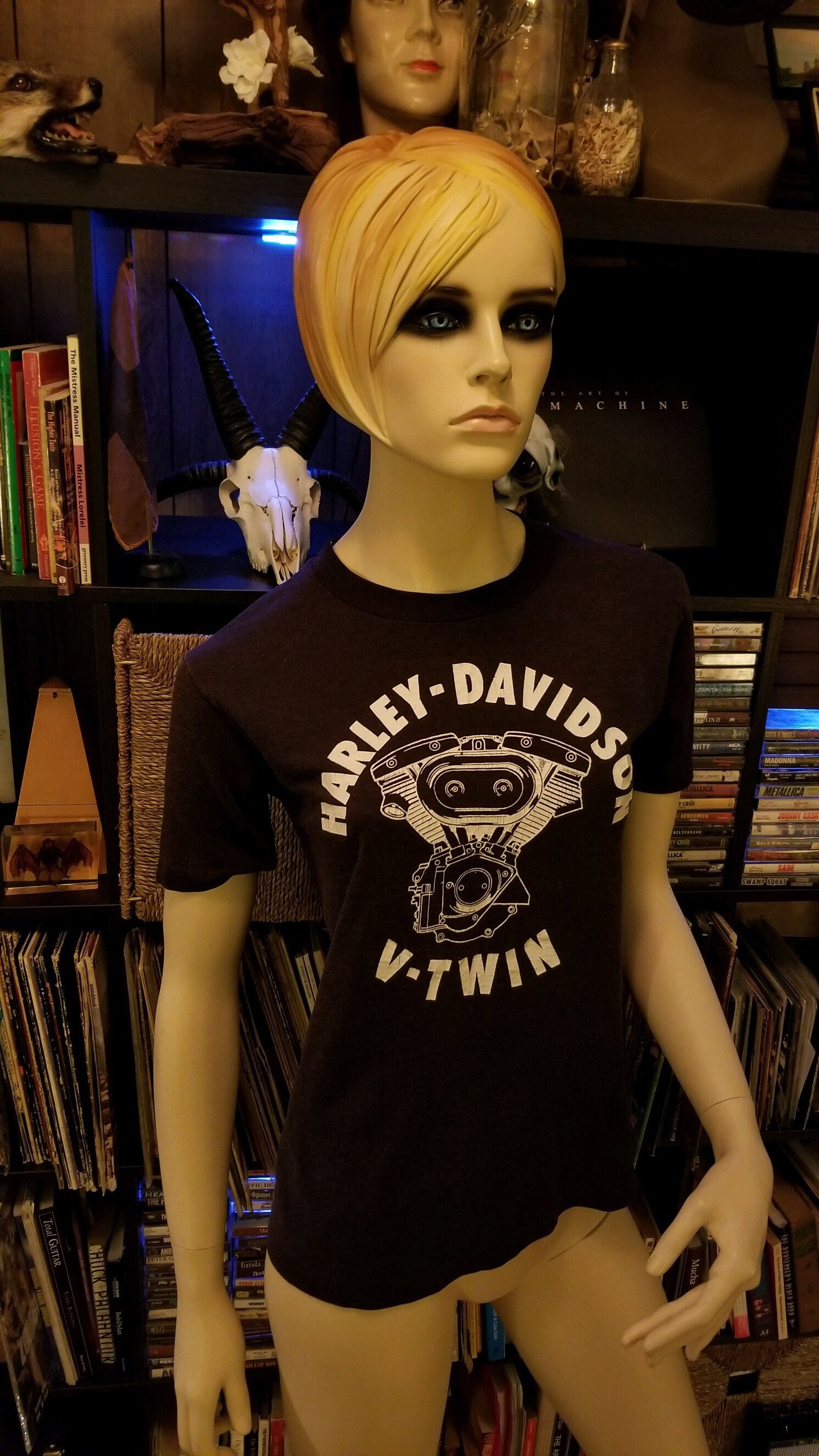Very RARE Original Vintage Harley Davidson Single Stitch V Very RARE Original Vintage Harley Davidson Single Stitch V