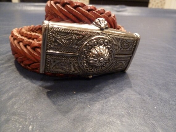 SALE Rad Woven Leather Folk Southwestern Preppy Grunge Style 