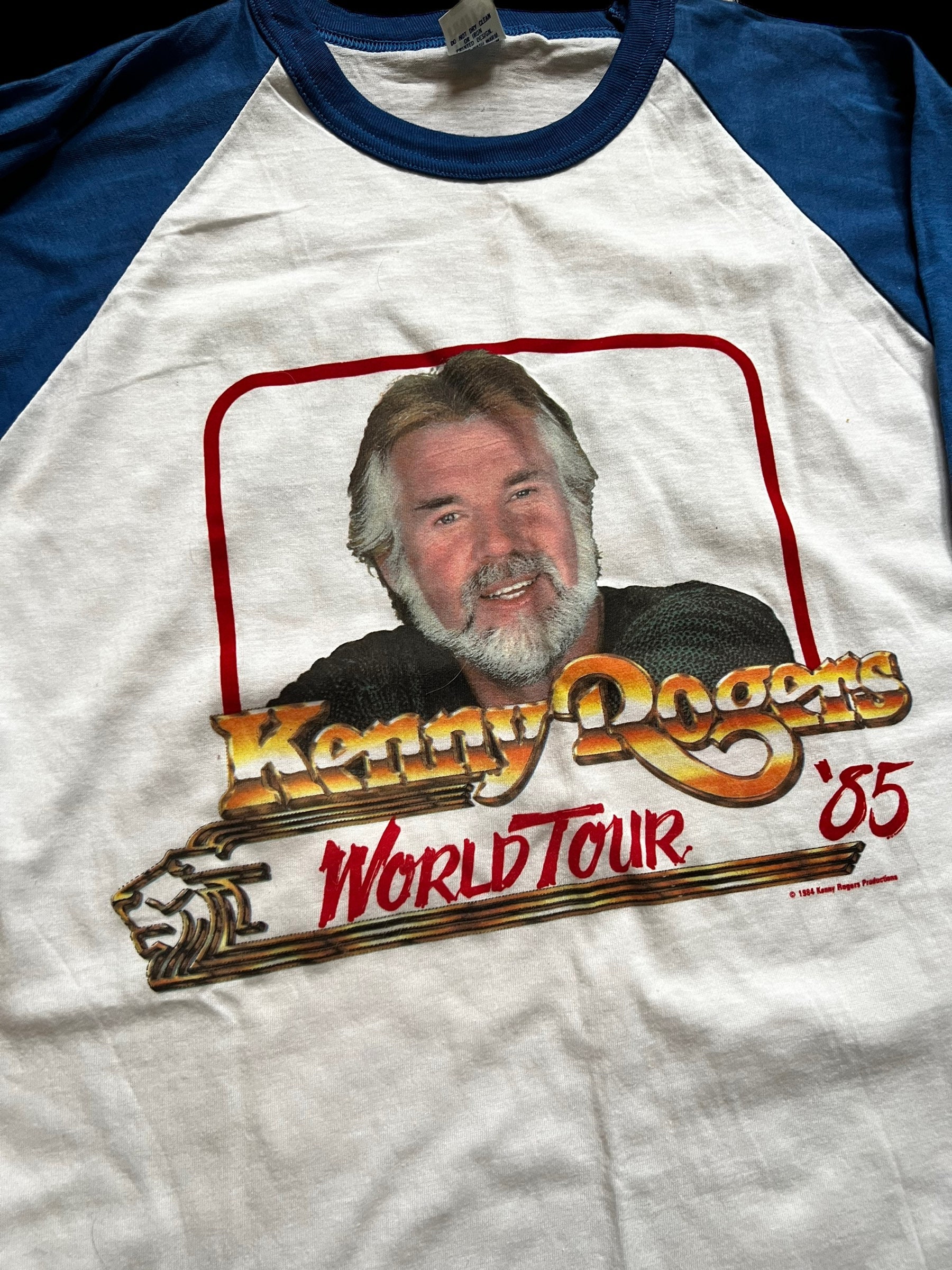80'sヴィンテージKennyRogersケニーロジャース1984ロックTシャツ 80'sヴィンテージKennyRogersケニーロジャース1984ロックTシャツ