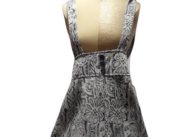SALE the most amazing romper in th eworld! A suspender style romper with psychedelic chic swirl designs through size small medium