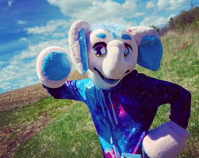 READY TO SHIP Plush Toy Elephant Fursuit Partial Etsy