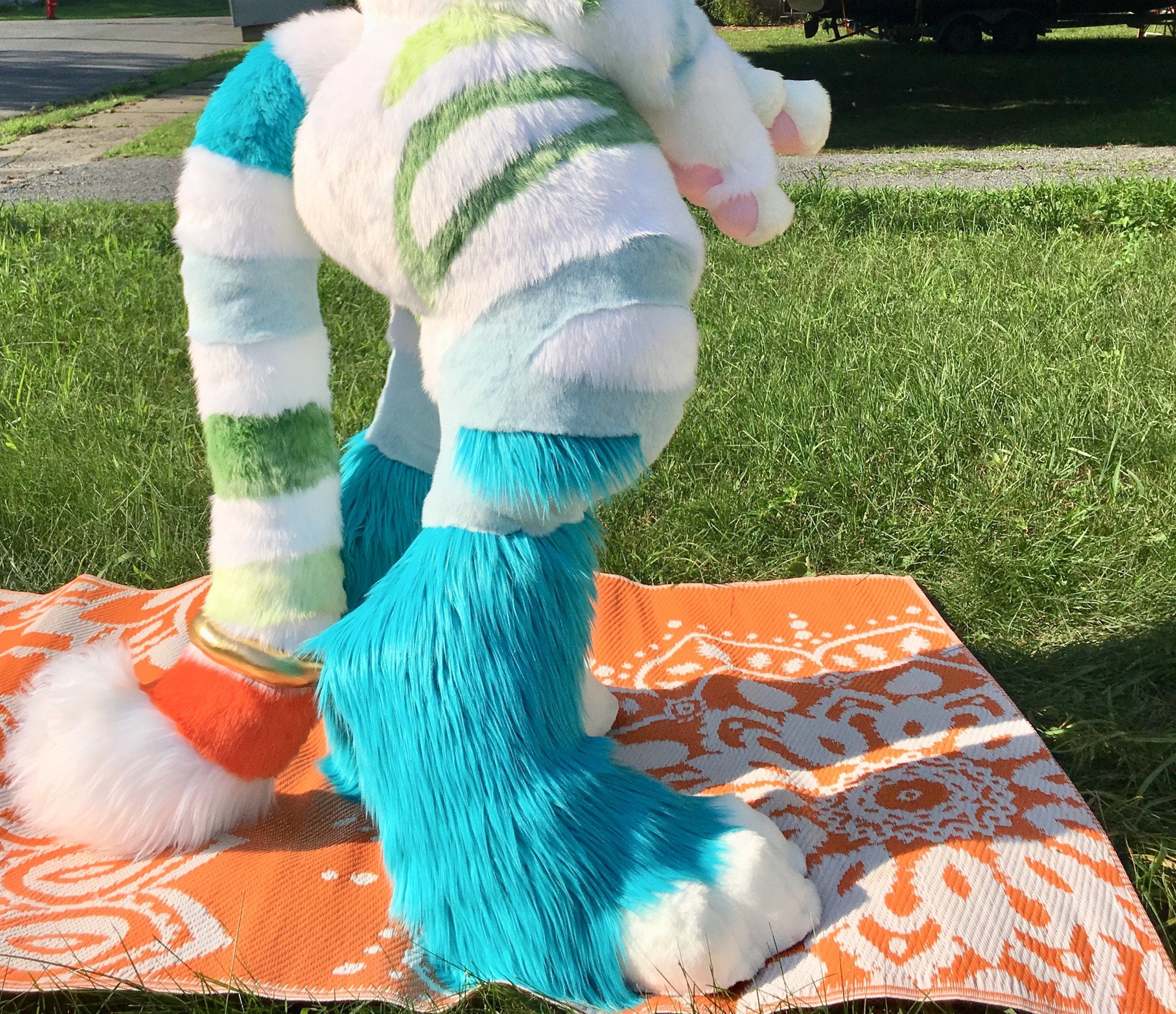 Custom Fursuit Digitigrade Legs Costume Feet Hooves Tail Etsy