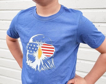 Hip and Cool Eagle Patriotic Shirt