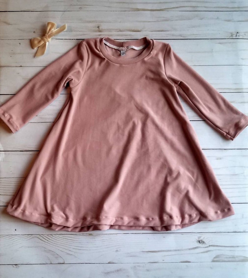 toddler dusty rose dress
