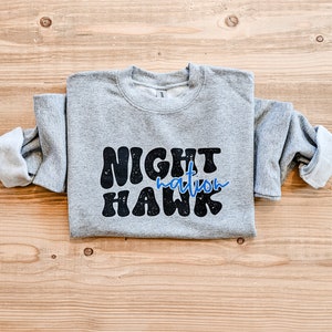 YOUTH + TODDLER Sizes Custom School and Team Pride Distressed Retro Bubble Team Tee or Sweatshirt. Adult Sizing. Customizable School Spirit.
