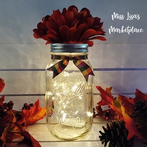 Fall Centerpiece, Mason Jar Centerpiece, Mason Jar, Mason Jars, Lantern, Lanterns, Luminaries, Fall Table Decor, Mason Jar Decor, Fall Decor