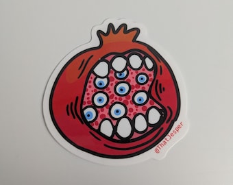 Pegatina de granada de punk rock judío