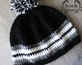 Raider Crochet Hat_ Inspired Raiders Hat