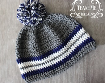 Cowboys Crochet Hat_Adult Crochet Hat