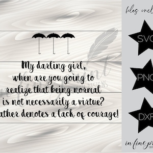 Practical Magic Quote // Normal Darling // Witchy Movie SVG - Etsy