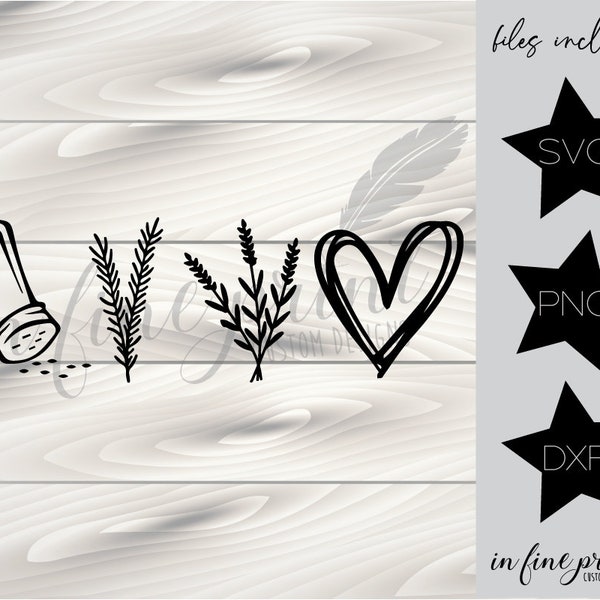 Practical Magic SVG // Salt Rosemary Lavender Love // Sally Quote