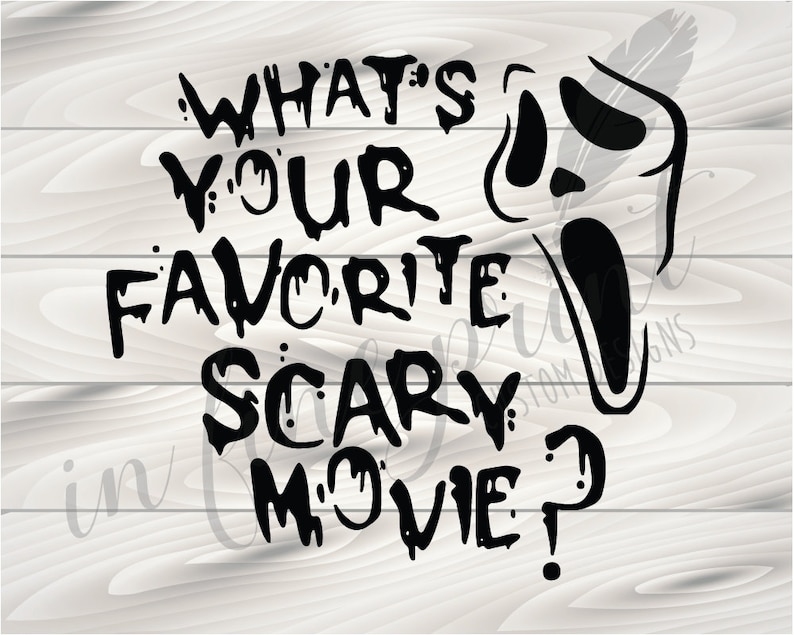 Download Scream SVG // Whats your favorite scary movie // Scream Quote | Etsy