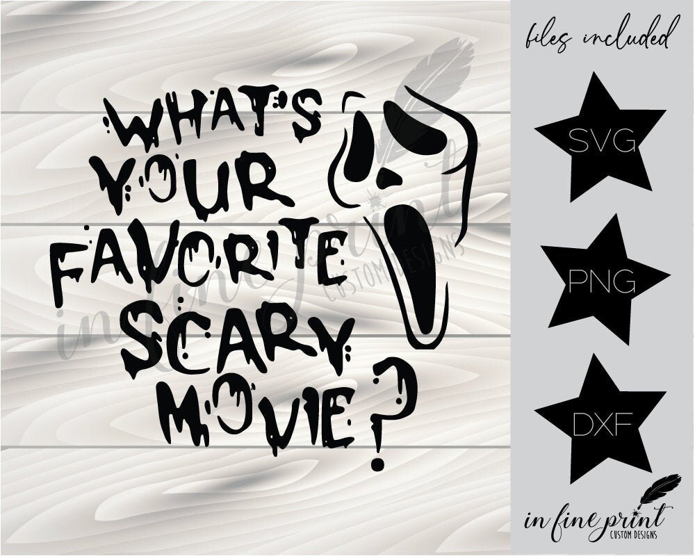 Ghostface Scream Halloween What_s Your Favorite Scary Movie T