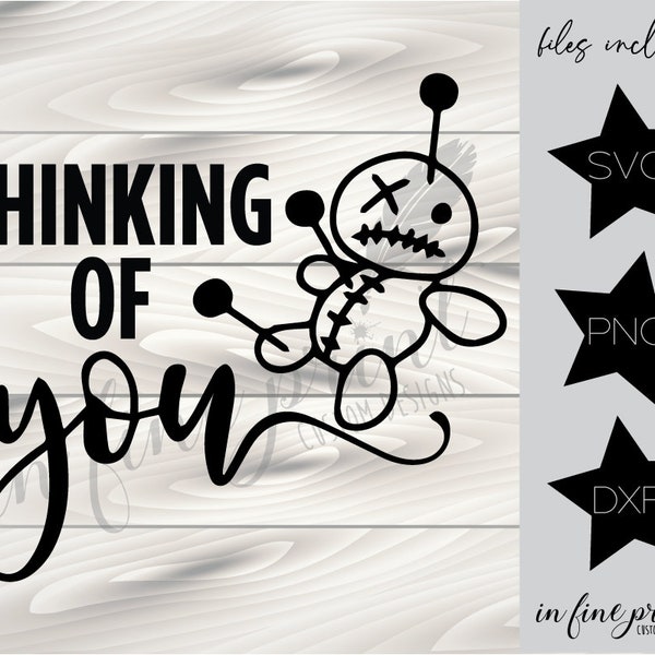 Thinking Of You // VooDoo Doll / Halloween Instant Download