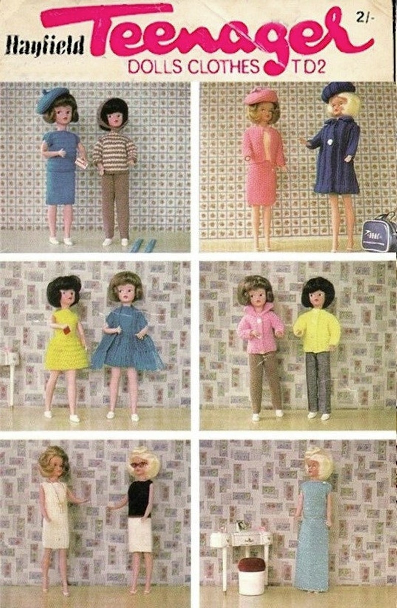 Hayfield Teenage Doll Patterns Etsy UK