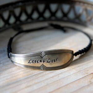 Hand stamped bracelet